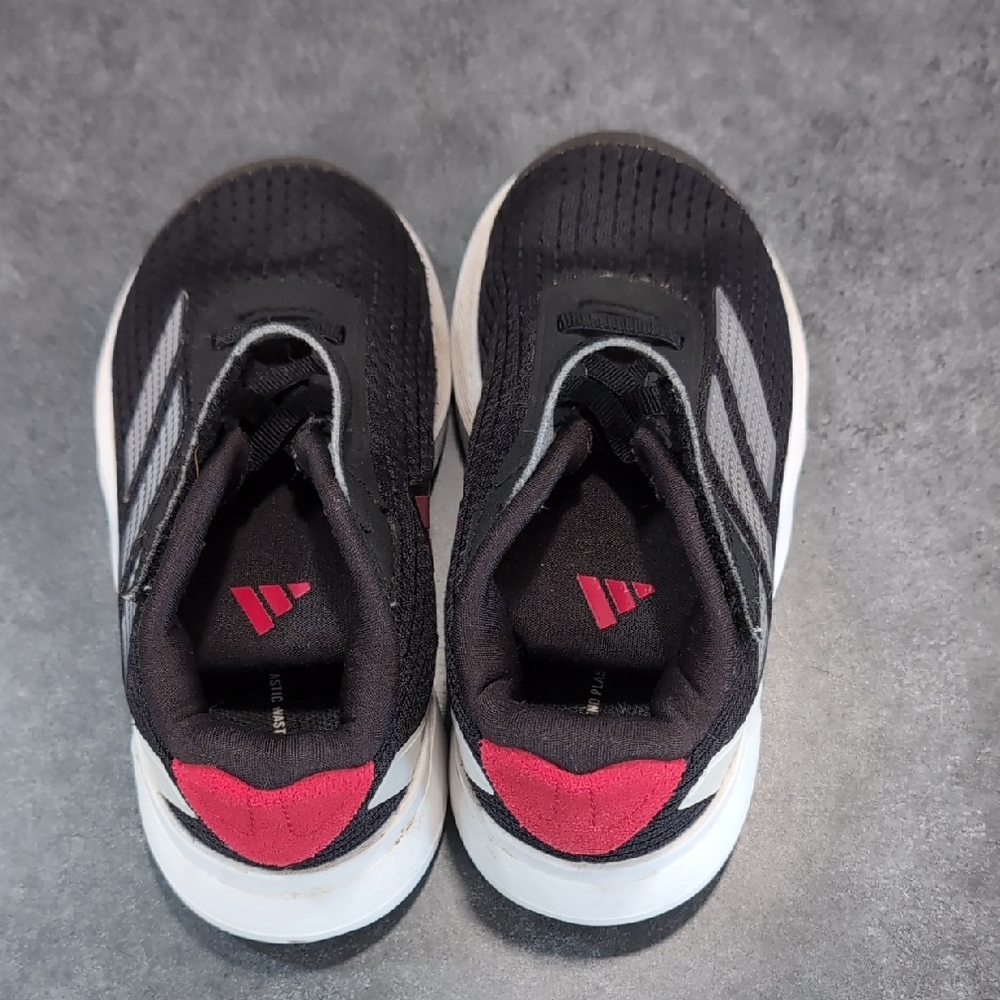 Adidas Kids Black and Red Sneakers